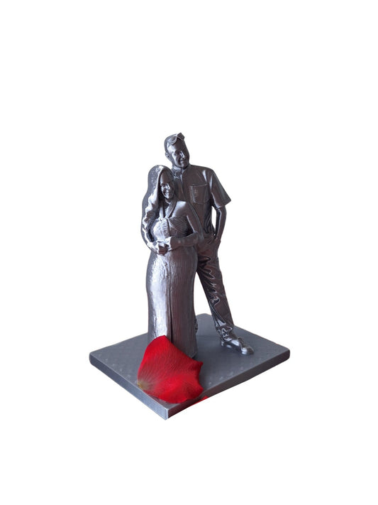 3D figuur van 2 personen